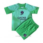 Camisola Paris Saint-Germain Goleiro 2022-2023 Crianca Verde