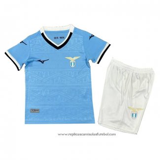 Camisola 1º Lazio 2024 Crianca