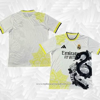 Camisola Real Madrid Special 2024-2025 Branco Amarelo Tailandia