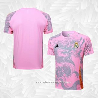 Camisola de Treinamento Real Madrid Dragon 2024-2025 Rosa