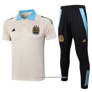 Conjunto Polo del Argentina 2024-2025 Amarelo