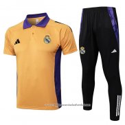 Conjunto Polo del Real Madrid 2024-2025 Amarelo