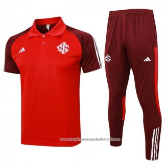 Conjunto Polo del SC Internacional 2024-2025 Vermelho