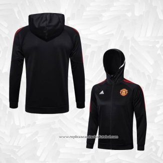 Jaqueta Hoodie Manchester United 2022-2023 Preto