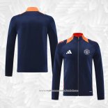 Jaqueta Manchester United 2024-2025 Azul