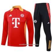 Sueter de Treinamento Bayern de Munique 2024-2025 Crianca Vermelho