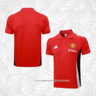 Camisola Polo del Manchester United 2024-2025 Vermelho