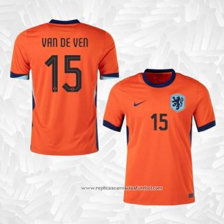 Camisola 1º Holanda Jogador Van de Ven 2024