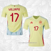 Camisola 2º Espanha Jogador Williams 2024