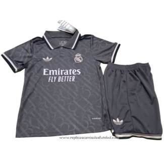 Camisola 3º Real Madrid 2024-2025 Crianca