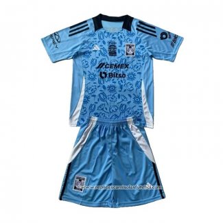 Camisola Tigres UANL Special 2024-2025 Crianca Azul