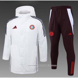 Conjunto de Agasalho Bayern de Munique 2024-2025 Branco