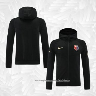 Jaqueta Hoodie Barcelona 2024-2025 Preto