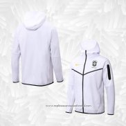 Jaqueta Hoodie Brasil 2022-2023 Branco