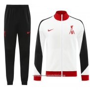 Jaqueta de Treinamento Liverpool 2024-2025 Branco