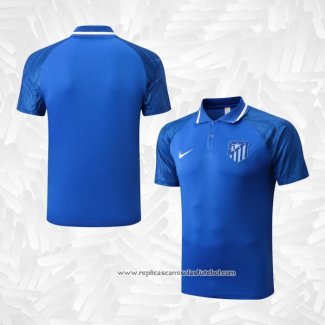 Camisola Polo del Atletico Madrid 2022-2023 Azul Oscuro