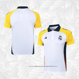 Camisola Polo del Real Madrid 2024-2025 Branco