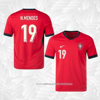 Camisola 1º Portugal Jogador N.Mendes 2024