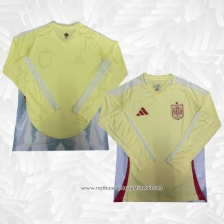 Camisola 2º Espanha 2024 Manga Comprida