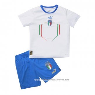 Camisola 2º Italia 2022 Crianca