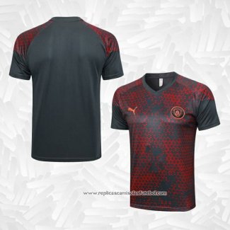 Camisola de Treinamento Manchester City 2023-2024 Vermelho