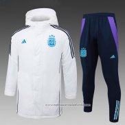 Conjunto de Agasalho Argentina 2024-2025 Branco