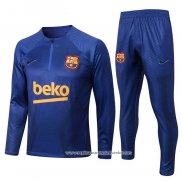 Sueter de Treinamento Barcelona 2022-2023 Azul