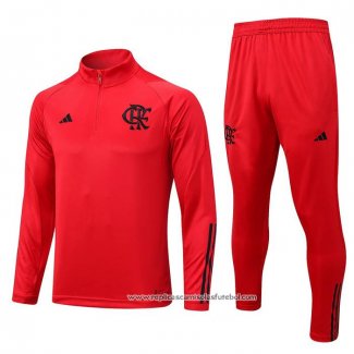 Sueter de Treinamento Flamengo 2023-2024 Crianca Vermelho