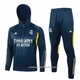 Sueter de Treinamento Real Madrid 2023-2024 Azul