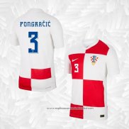 Camisola 1º Croacia Jogador Pongracic 2024