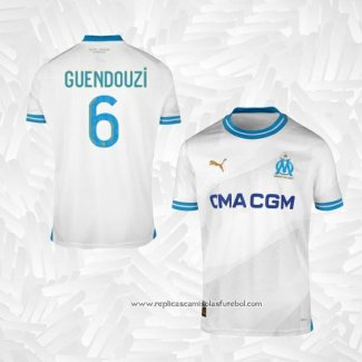 Camisola 1º Olympique Marsella Jogador Guendouzi 2023-2024