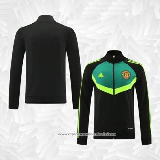 Jaqueta Manchester United 2024-2025 Preto y Verde