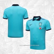 Camisola Polo del Brasil 2022-2023 Azul