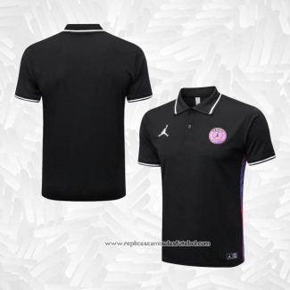 Camisola Polo del Paris Saint-Germain Jordan 2022-2023 Preto