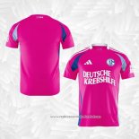 Camisola Schalke 04 04 Goleiro Pink October 2024-2025 Tailandia