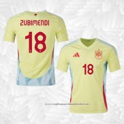 Camisola 2º Espanha Jogador Zubimendi 2024