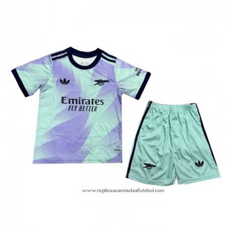 Camisola 3º Arsenal 2024-2025 Crianca