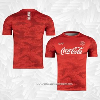 Camisola de Treinamento Naples 2024-2025 Vermelho