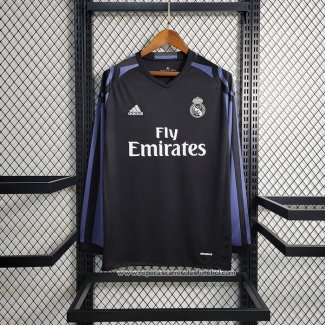 Retro Camisola 2º Real Madrid 2016-2017 Manga Comprida