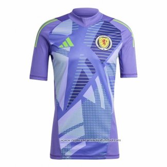 Camisola Escocia Goleiro 2024 Azul