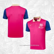 Camisola Polo del Barcelona 2024-2025 Vermelho