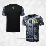 Camisola de Treinamento Brasil Jesus 2024-2025 Preto