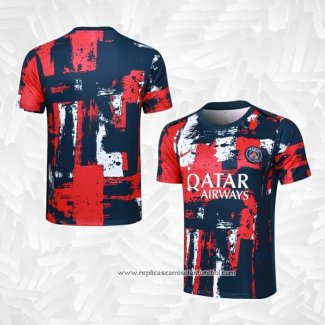 Camisola de Treinamento Paris Saint-Germain 2024-2025 Azul y Vermelho