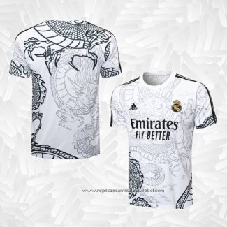 Camisola de Treinamento Real Madrid Dragon 2024-2025 Branco