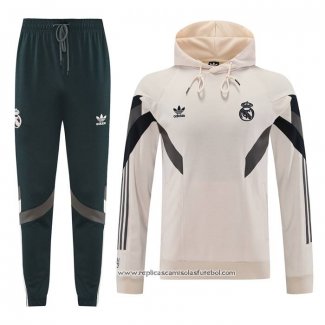 Fato de Treino Hoodie Real Madrid 2024 Rosa