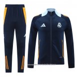 Jaqueta de Treinamento Real Madrid 2024-2025 Azul Oscuro