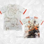 Camisola Japao Anime 2025-2026 Branco y Laranja Tailandia