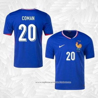 Camisola 1º Franca Jogador Coman 2024