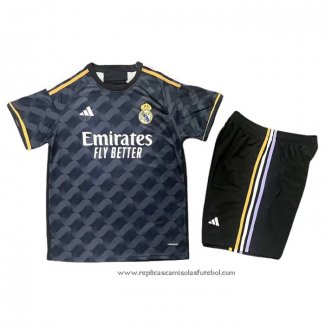 Camisola 2º Real Madrid 2023-2024 Crianca