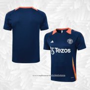 Camisola de Treinamento Manchester United 2024-2025 Azul